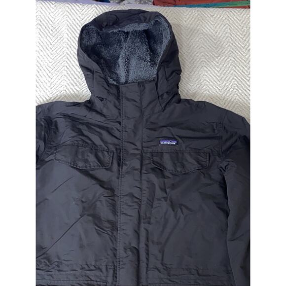 Patagonia Black XL Men Isthmus Fleece Lined Parka Jacket Coat wearever #27021 - Picture 2 of 9